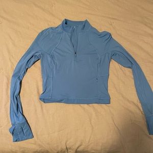 Lululemon it’s rulu run cropped half zip